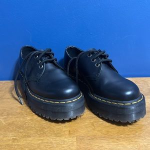 Dr. Martins 8053 leather platform casual shoes